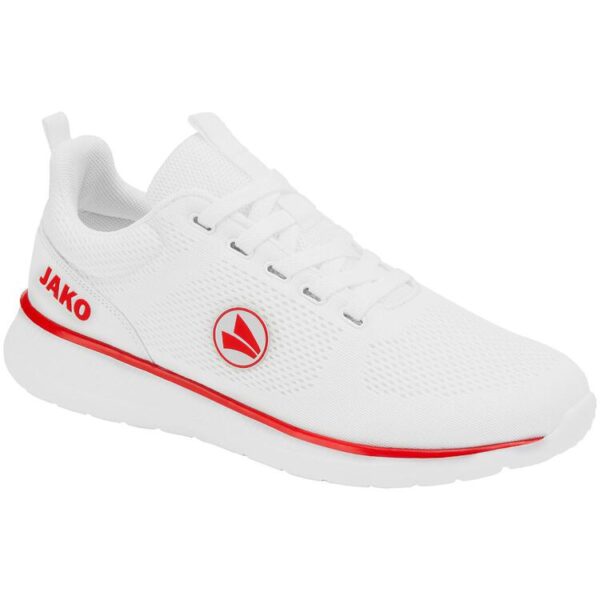 Jako Sneaker Team Mesh 5910 004 wei?/rot - Gr. 43