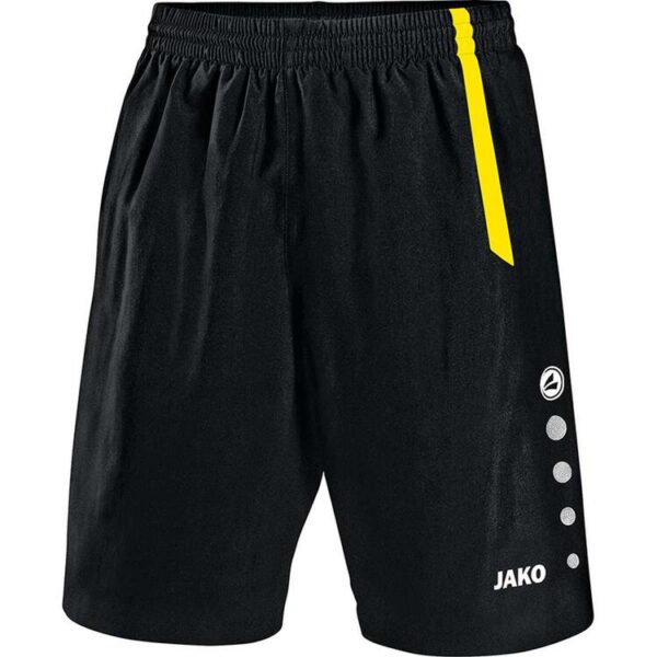 Jako Sporthose Turin schwarz citro 4462 03 Gr. 116