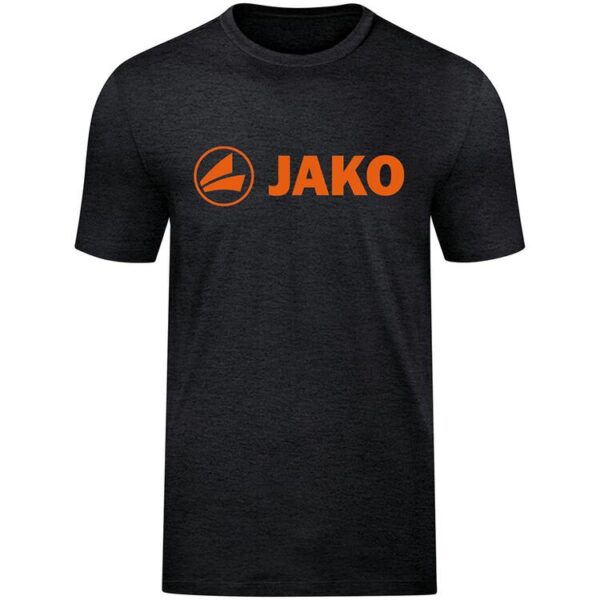 Jako T-Shirt Promo (2021) 6160-506 schwarz meliert/neonorange Gr. 116