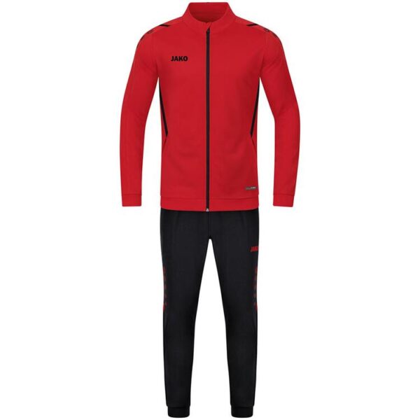 Jako Trainingsanzug Polyester Challenge M9121-101 rot/schwarz - Gr....