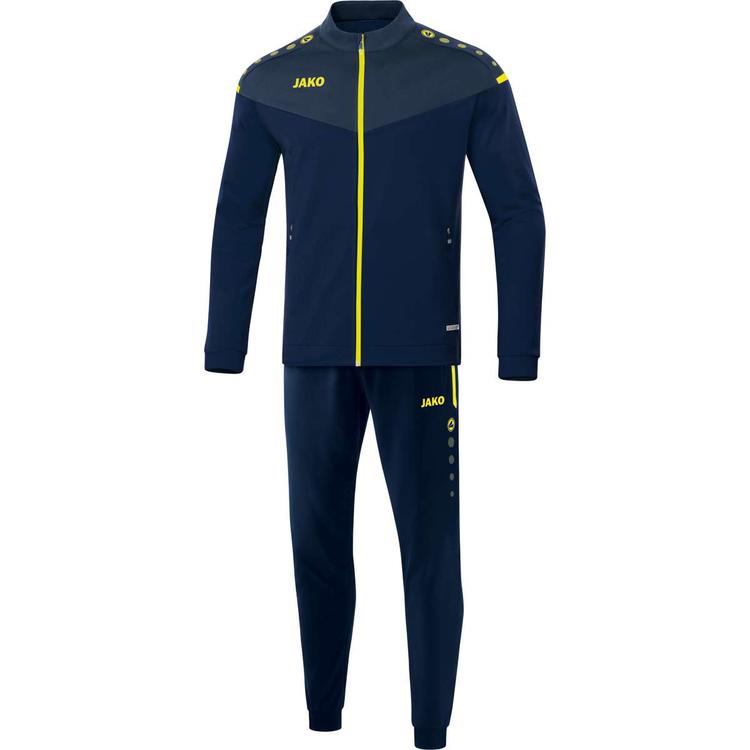 jako trainingsanzug polyester champ 20 marine darkblue neongelb m9120 93 gr 116