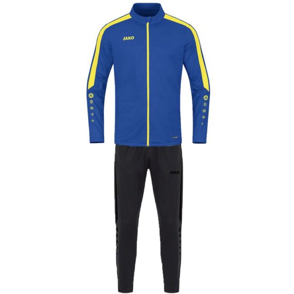 Jako Trainingsanzug Polyester Power - Farbe: royal/citro - Gr. M