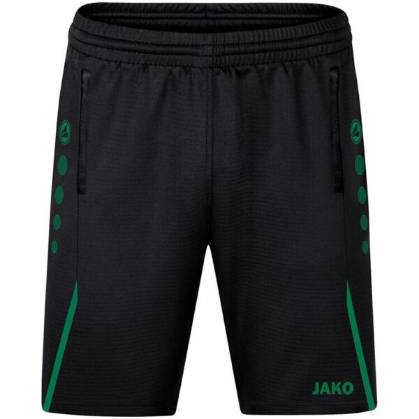 Jako Trainingsshort Challenge 8521 schwarz/sportgr?n Gr. 128