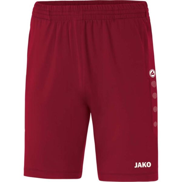 Jako Trainingsshort Premium 8520-01 weinrot Gr. 128