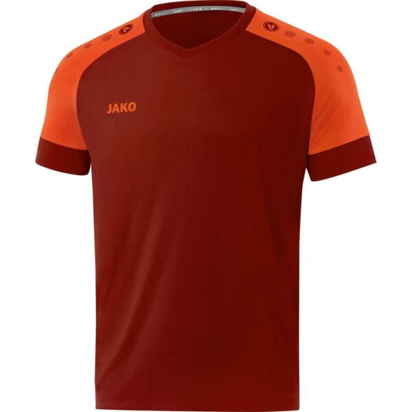 Jako Trikot Champ 2.0 KA 4220-13 weinrot/neonorange Gr. 116