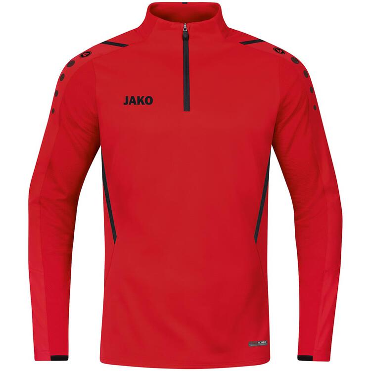 jako ziptop challenge 8621 rot schwarz gr s