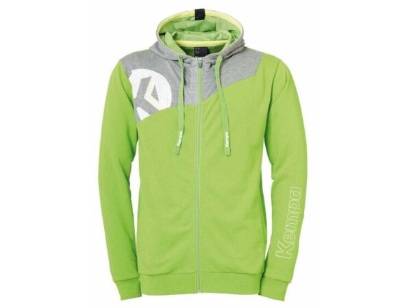 Kempa CORE 2.0 KAPUZENJACKE HERREN hope gr?n/dark grau melan 116