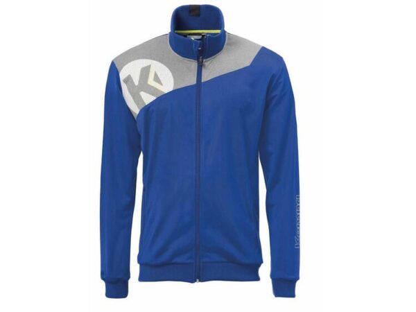 Kempa CORE 2.0 POLY JACKE royal/dark grau melange 116