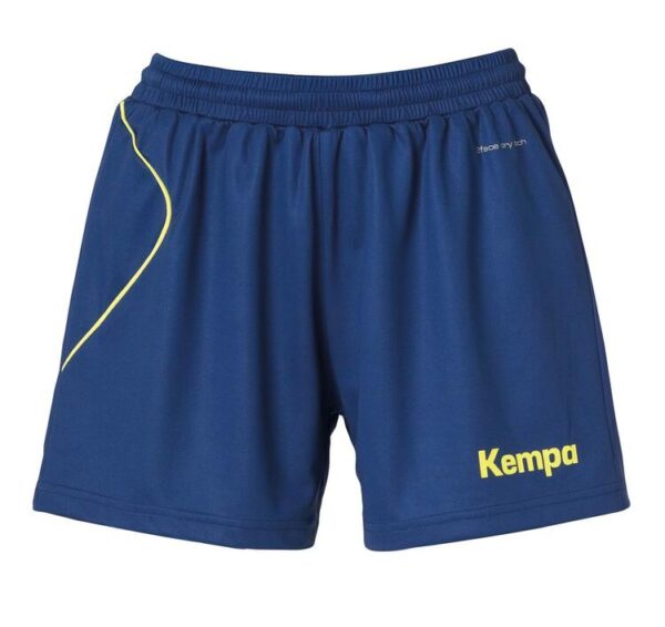 Kempa CURVE SHORTS WOMEN 200306809 deep blau/fluo gelb Gr. XL