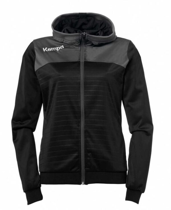 Kempa EMOTION 2.0 KAPUZENJACKE Damen 2002257 schwarz/anthra L