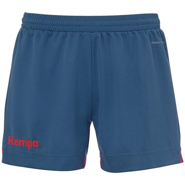 Kempa PLAYER SHORTS WOMEN 200362308 ice grau/fluo rot - Gr. XS