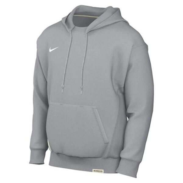 Nike Herren DF SI PO HOODIE FD7734 WOLF GREY/WHITE - Gr. L