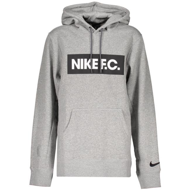 nike nike fc mens pullover fleece soc dark grey htr white black ct2011 21 gr l