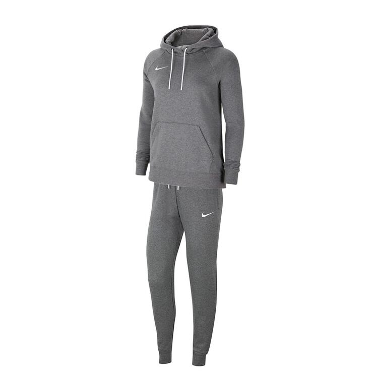 nike team club 20 trainingsanzug damen mit hoody farbe charcoal heather charcoal heather gr l