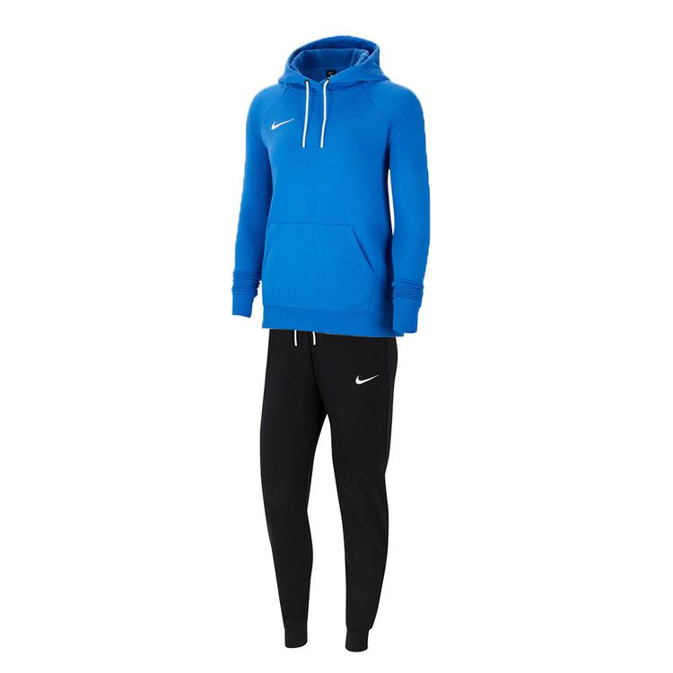 nike team club 20 trainingsanzug damen mit hoody farbe royal blue black gr