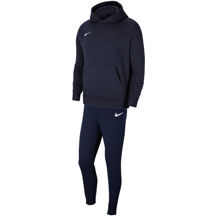 nike team club 20 trainingsanzug kinder mit hoody farbe obsidian obsidian gr xs 122 128