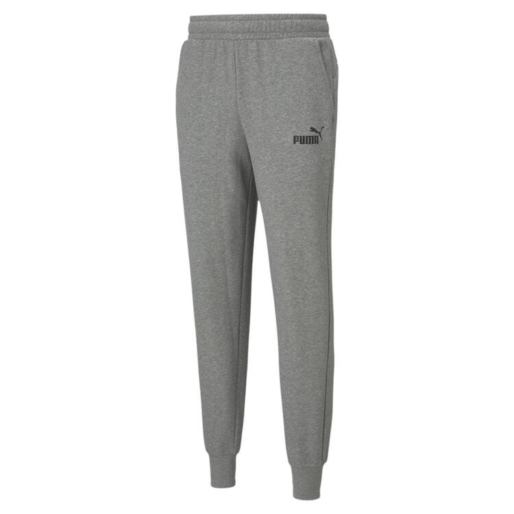 puma ess logo pants tr cl 586716 medium gray heather gr