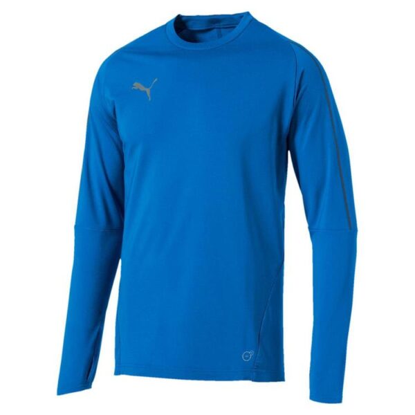 Puma FINAL Training Sweat Electric Blue Lemonade-Puma Black 655290...