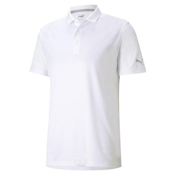 Puma Gamer Polo 599120 Bright White - Gr. S