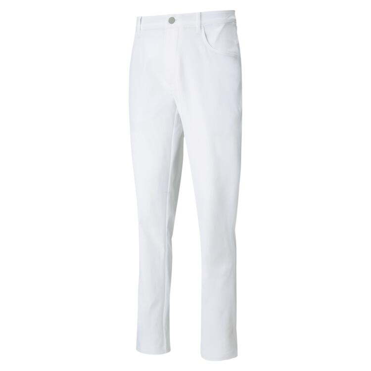 puma jackpot 5 pocket pant 599245 bright white gr 36 34