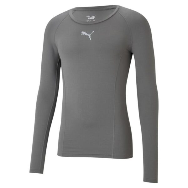 Puma LIGA Baselayer Tee LS 655920 Smoked Pearl - Gr. L