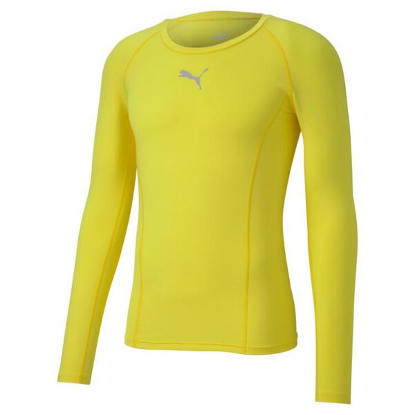 Puma LIGA Baselayer Tee LS Fluo Yellow 655920 33 Gr. L