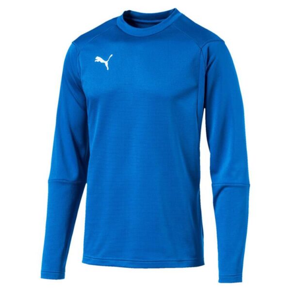 Puma LIGA Training Sweat Electric Blue Lemonade-Puma White 655669 2...