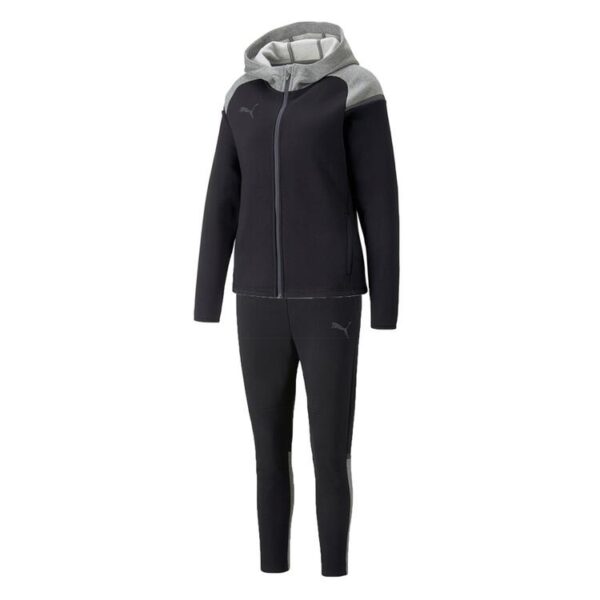 Puma teamCup Casuals Hoody Anzug Damen - Farbe: Puma Black - Gr. S