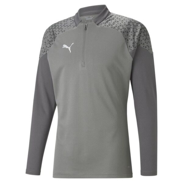 Puma teamCUP Training 1/4 Zip Top 657982 Flat Medium Gray - Gr. 3XL