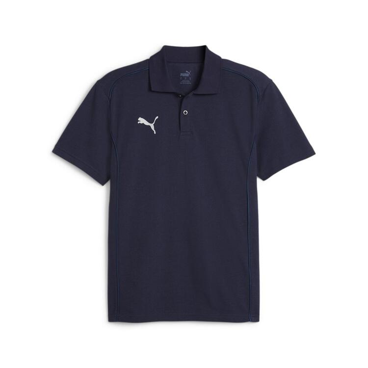 puma teamfinal casuals polo 658535 puma navy puma silver gr m