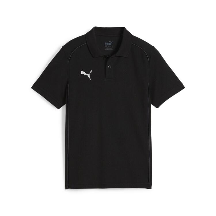 puma teamfinal casuals polo jr 658536 puma black puma silver gr 128