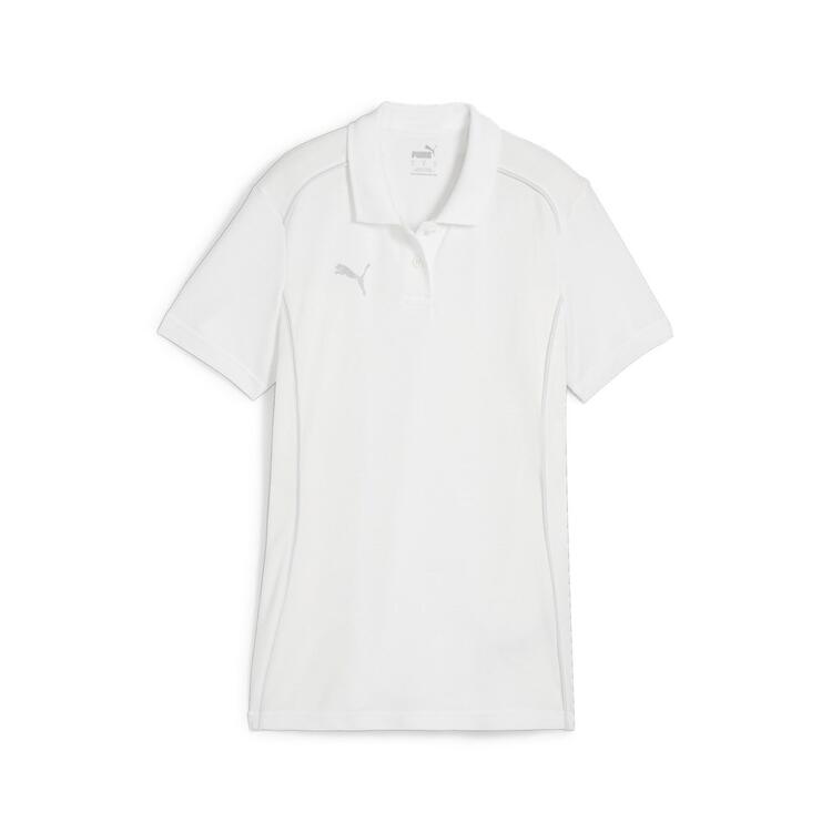 puma teamfinal casuals polo wmn 658537 puma white puma silver gr l