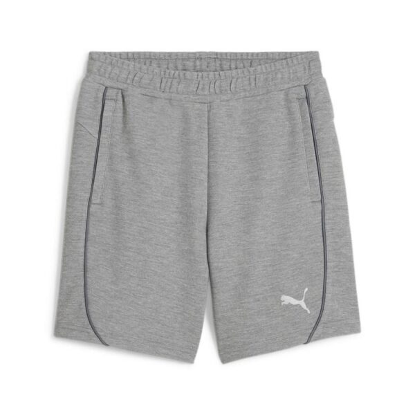 Puma teamFINAL Casuals Shorts Jr 658539 Medium Gray Heather-PUMA...