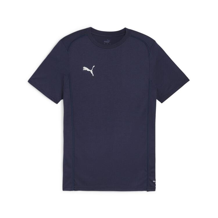 puma teamfinal casuals tee 658544 puma navy puma silver gr m