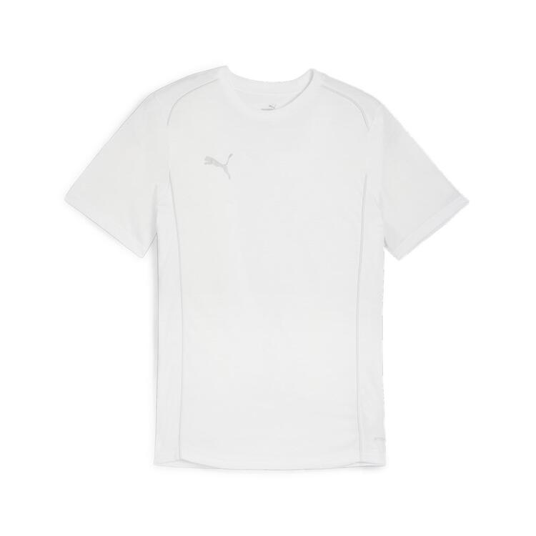 puma teamfinal casuals tee 658544 puma white puma silver gr