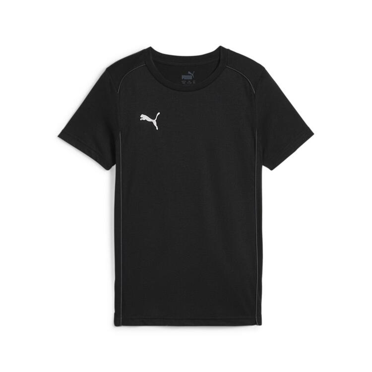 puma teamfinal casuals tee jr 658545 puma black puma silver gr 116