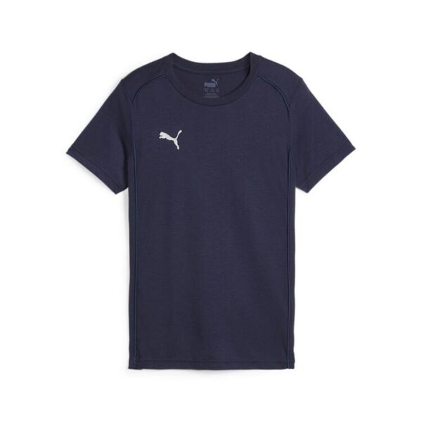 Puma teamFINAL Casuals Tee Jr 658545 PUMA Navy-PUMA Silver - Gr. 116