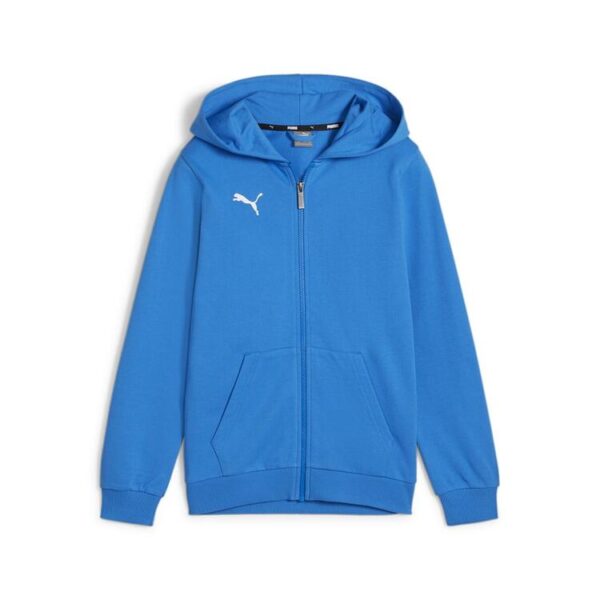 Puma teamGOAL Casuals Hooded Jacket Jr 658596 Ignite Blue-PUMA...