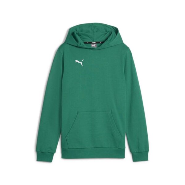 Puma teamGOAL Casuals Hoody Jr 658619 Sport Green-PUMA White - Gr. 116