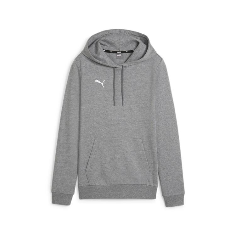 puma teamgoal casuals hoody wmn 658621 medium gray heather puma white gr s