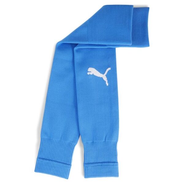 Puma teamGOAL Sleeve Sock 706028 Electric Blue Lemonade-PUMA White...