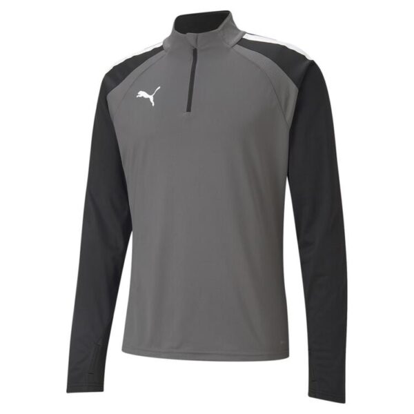 Puma teamLIGA 1/4 Zip Top 657236 Smoked Pearl-Puma White - Gr. XS