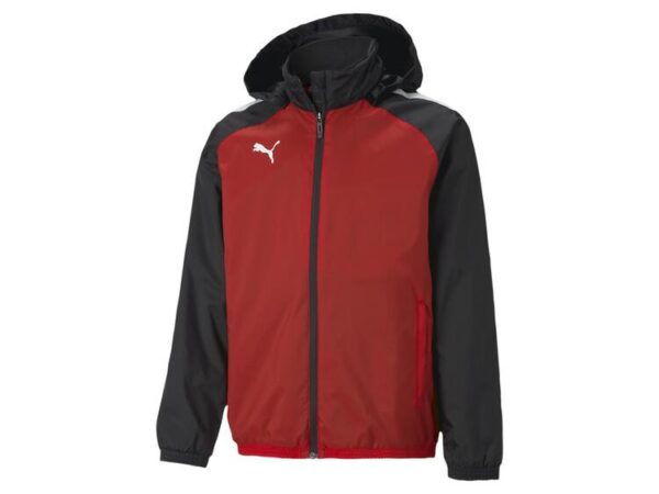 Puma teamLIGA All Weather Jkt Jr 657246 Puma Red-Puma Black - Gr. 116