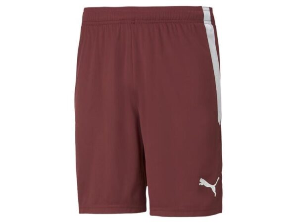 Puma teamLIGA Shorts 704924 Cordovan-Puma White - Gr. XS