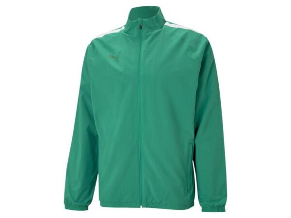 Puma teamLIGA Sideline Jacket 657259 Pepper Green-Puma White - Gr. 3XL