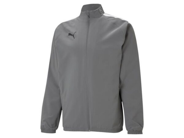 Puma teamLIGA Sideline Jacket 657259 Smoked Pearl-Puma White - Gr. 3XL