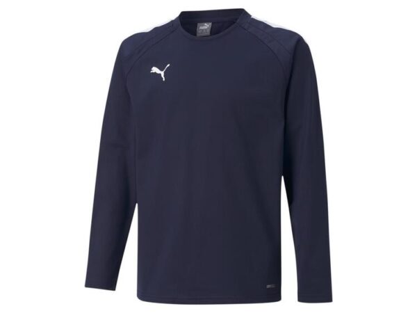 Puma teamLIGA Training Sweat Jr 657239 Peacoat-Puma White - Gr. 164