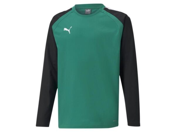 Puma teamLIGA Training Sweat Jr 657239 Pepper Green-Puma Black -...