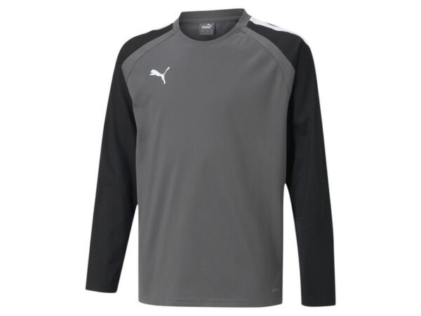 Puma teamLIGA Training Sweat Jr 657239 Smoked Pearl-Puma White -...