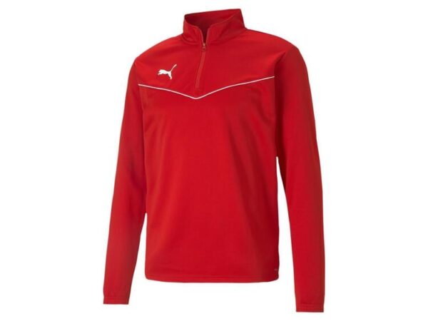 Puma teamRISE 1/4 Zip Top 657394 Puma Red-Puma White - Gr. 3XL